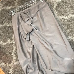BCBG Maxazria Asymmetrical Midi Skirt